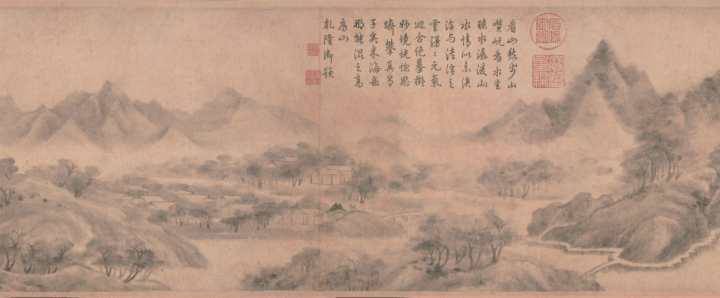 "元气淋漓,布境特妙"米家墨戏的经典之作 ——米友仁《云山墨戏图》