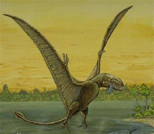 原创1864年美国人曾逮住一只翼龙,两翼宽16米,还留下合影,是真是假