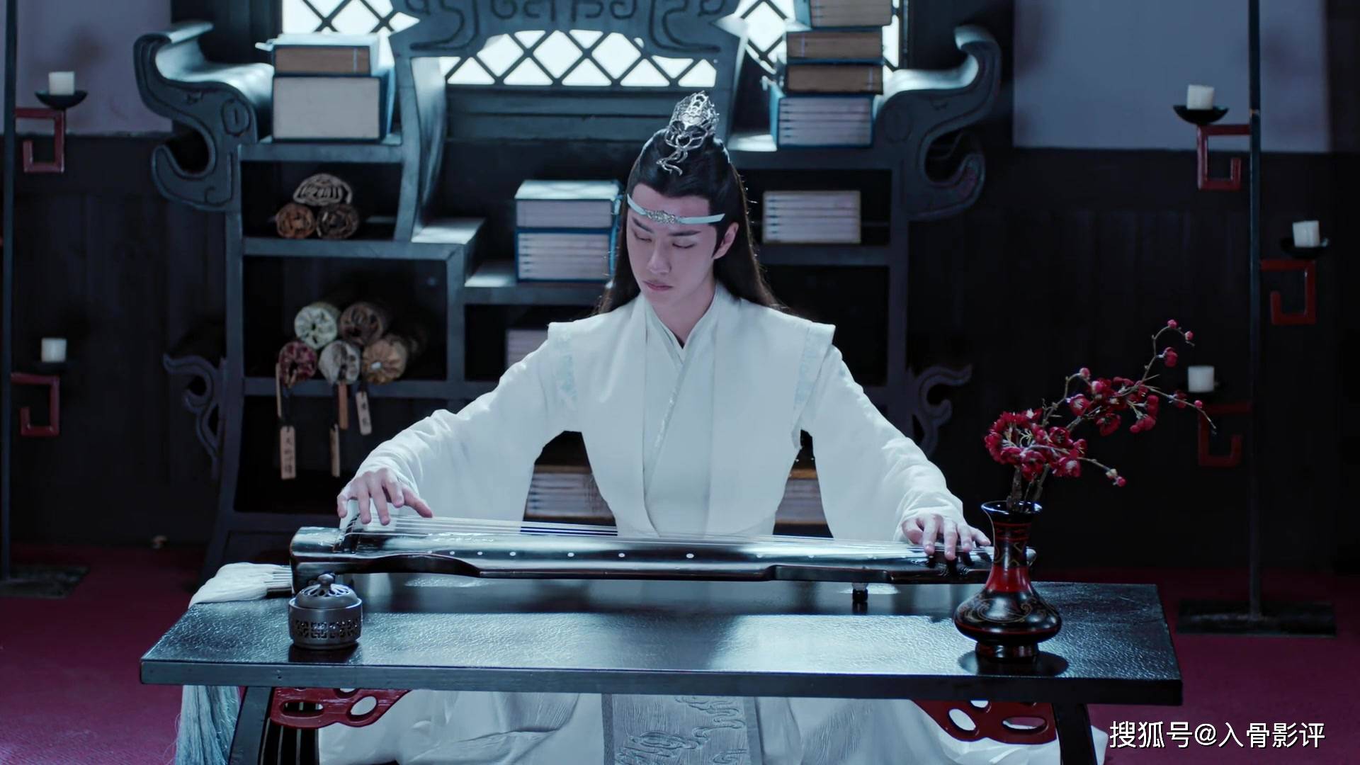 盘点《陈情令》中感人至深的眼神,第六位:红衣初醒,百凤山围猎