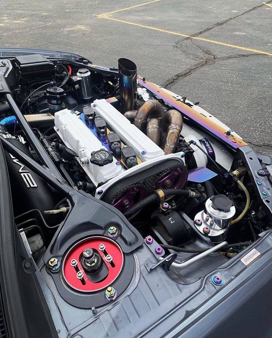 爆改是常态细节才是这三菱evo的魅力