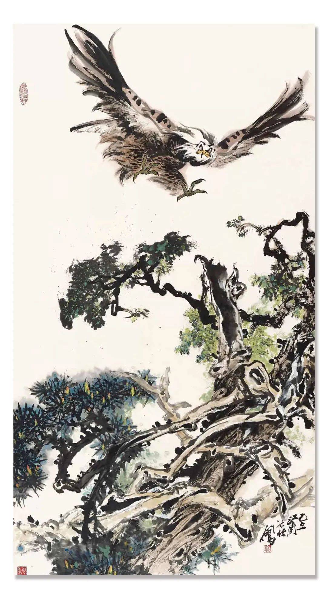 大师喻继高评价:"江苏花鸟画界,我觉得何鸣先生是江苏写意花鸟画家中