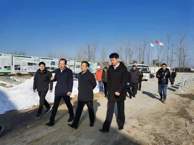 【江苏绿港】安徽省淮南市凤台县县委书记刘居胜莅临州来绿港项目园区