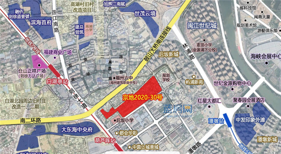 融信海纳新潮(宗地2020—30号)【项目位置】中国·福州·南二环与则徐