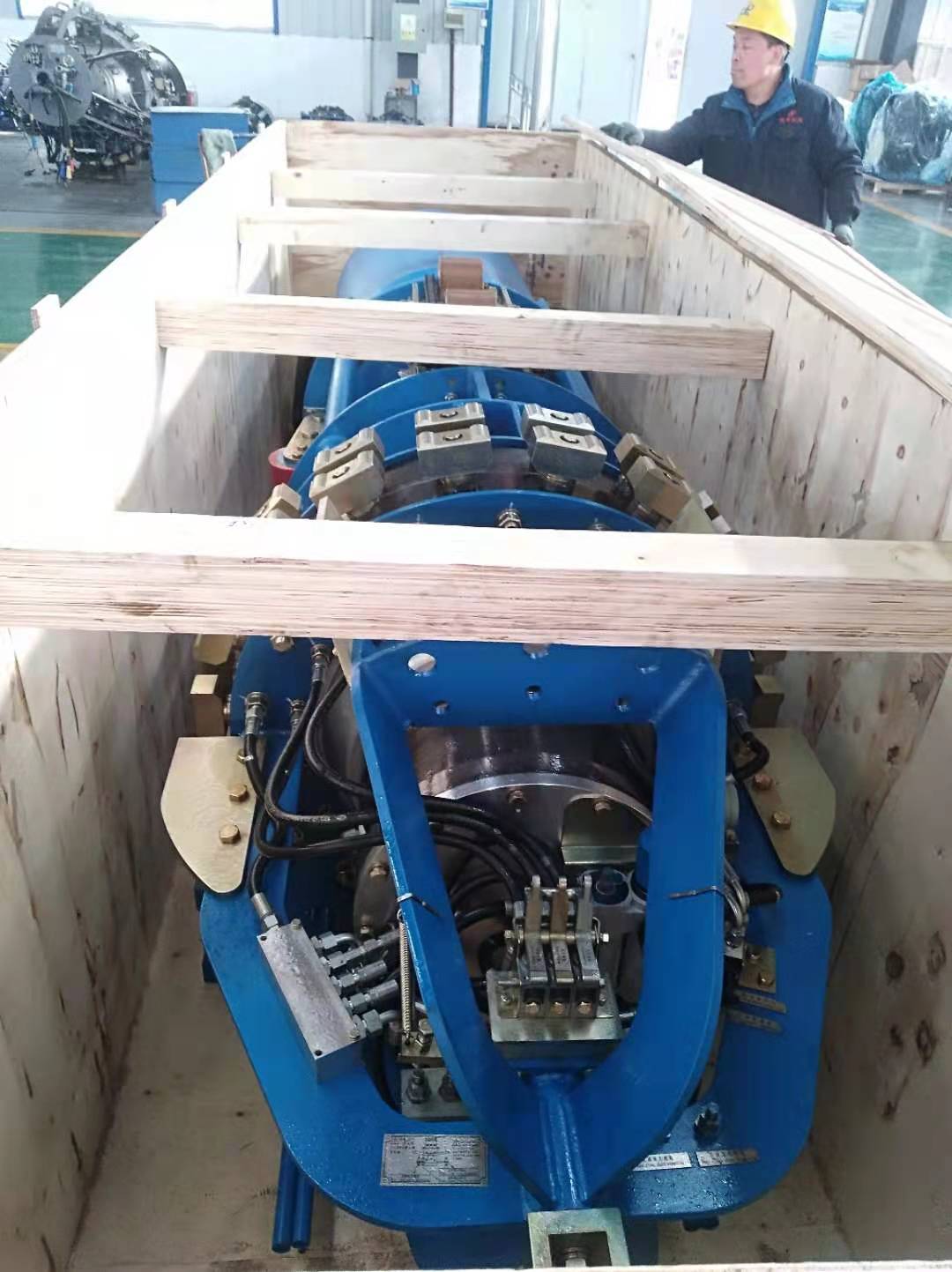 管道气动内对口器操作说明