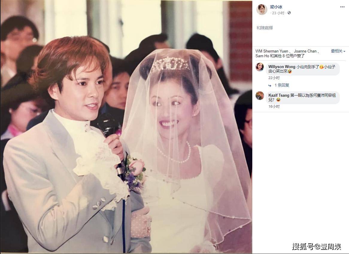 而且,梁小冰的婚姻也非常的幸福,她的老公也是圈内人陈嘉辉,是tvb的一