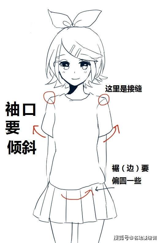 動漫人物衣服怎麼畫?_服裝