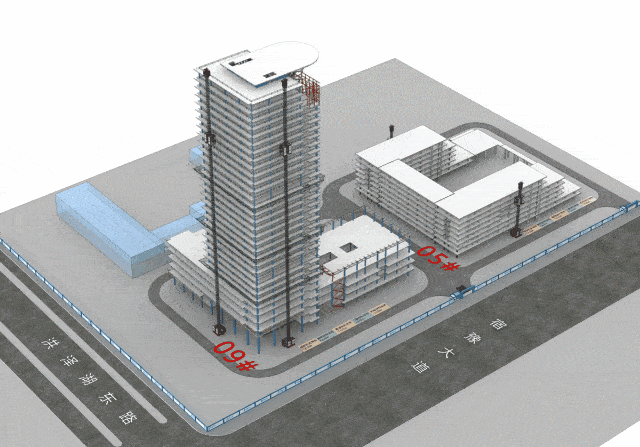 宿迁第一高楼来了京东智慧城15885米喜结金顶