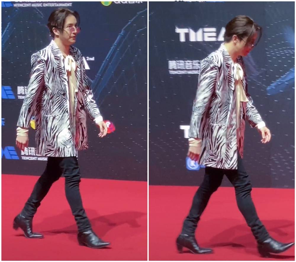 薛之谦怎么了穿紧身皮裤尖头高跟鞋这样打扮到底好看在哪儿