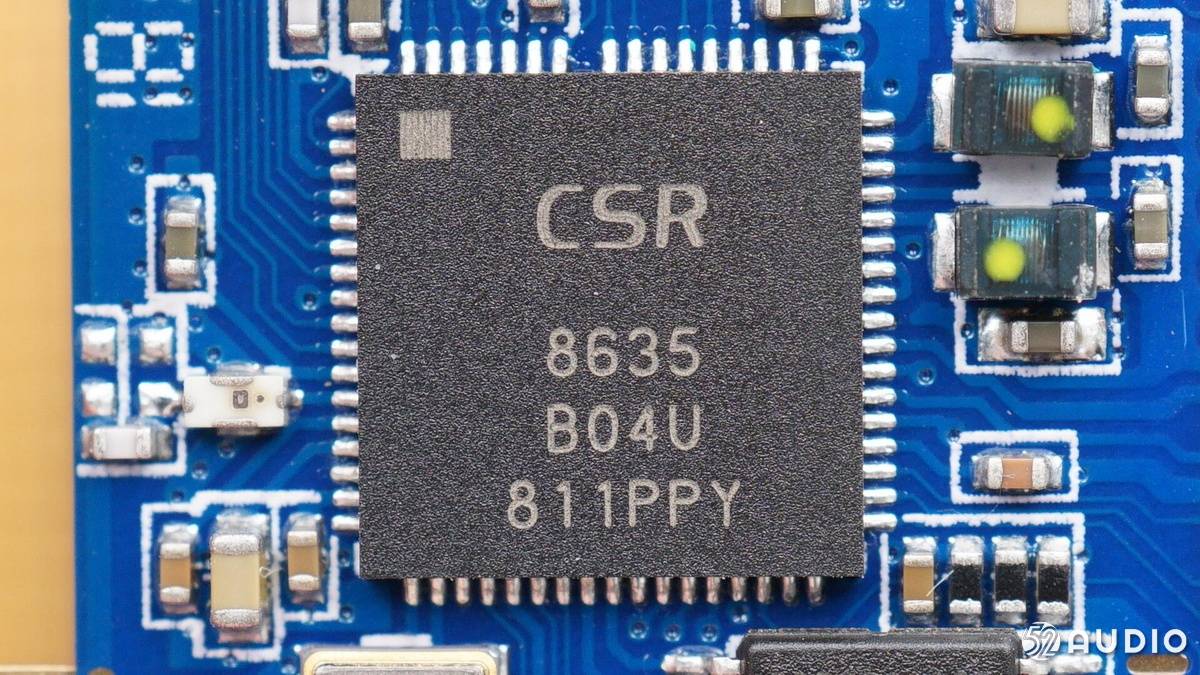 csr8635支持蓝牙4.1,支持高通cvc通话降噪技术.