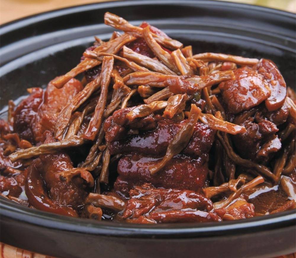 干豆角炖五花肉