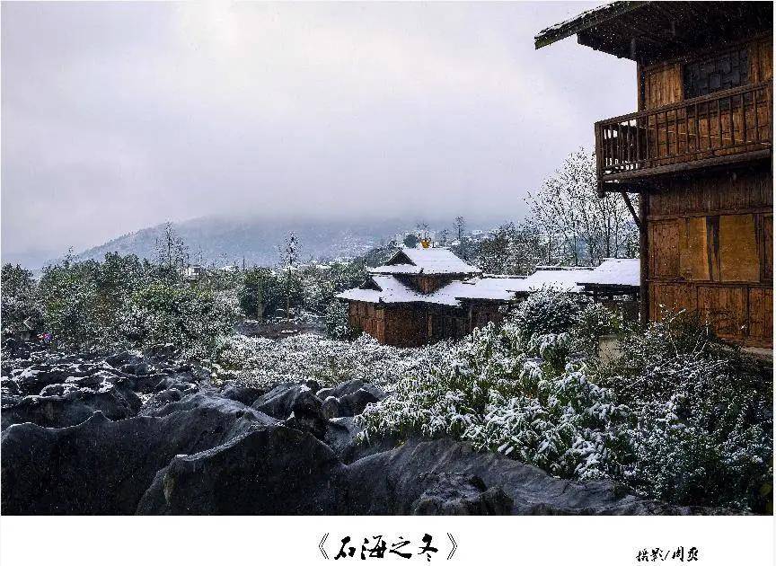 【创建天府旅游名县】雪景大片！定格四川兴文石海最美瞬间