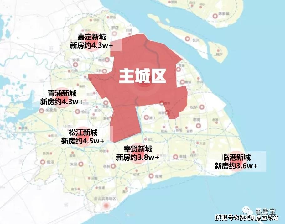 在一四五規劃中,五大新城將重新定位為獨立的綜合性節點城市,新增加了