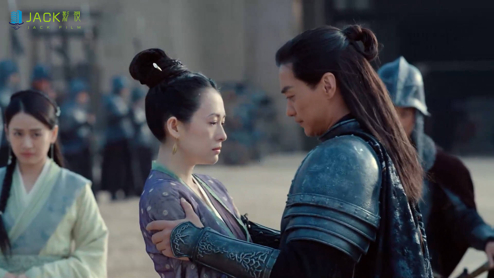 阿妩回京与萧綦恋恋不舍众将士为阿妩送行