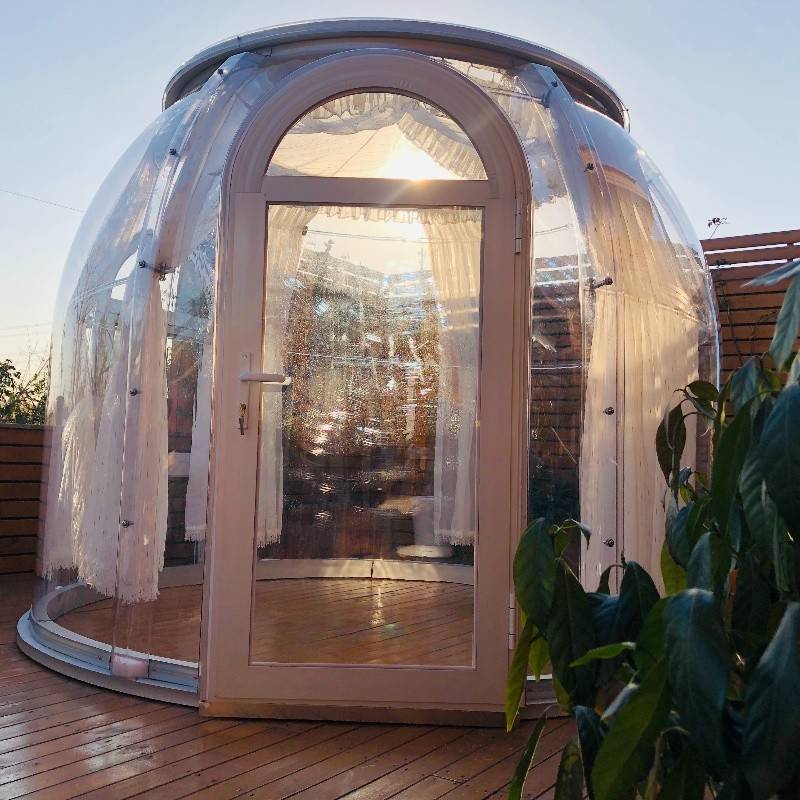 生活拥有一个球形阳光房真的太幸福了