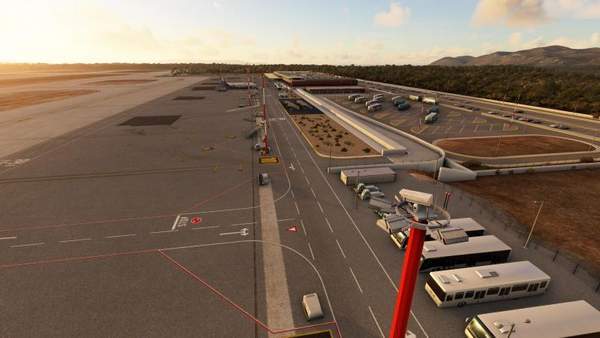 截图|《微软飞行模拟》全新截图 希腊干尼亚扬尼斯国际机场