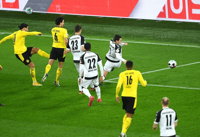 德国杯-哈兰德加时制胜桑乔建功 多特3-2艰难晋级_帕德博恩