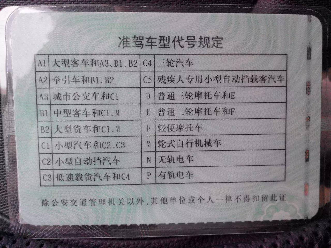 因为驾照的等级越高,那么可以驾驶的车型也就越多,c类驾照的等级比较