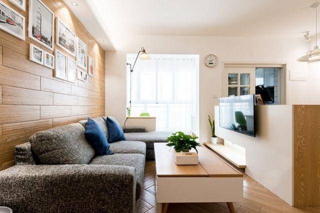 新房客餐厅中间加了个柜子没想到这么好用