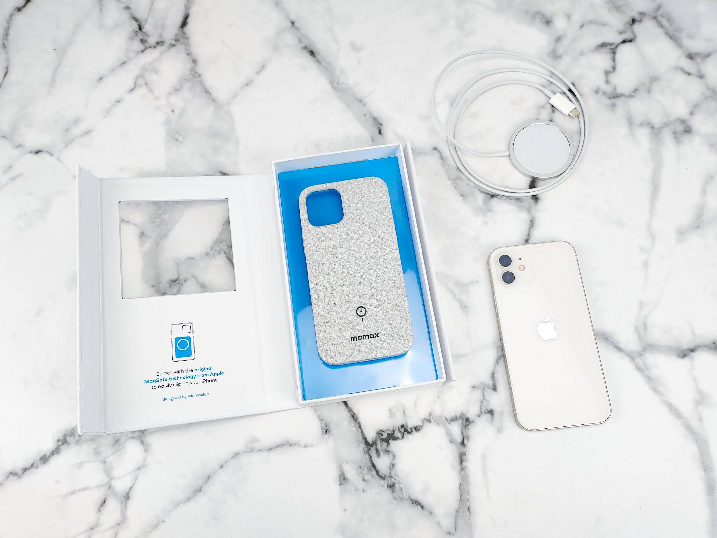 既能无线充又能挡logo的iphone壳摩米士magsafe手机壳晒物