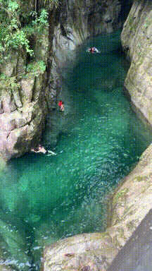 图片[5]-搞笑段子GIF趣图：各位水下的人都说是在这跳下去的，我该跳吗-魔性次元