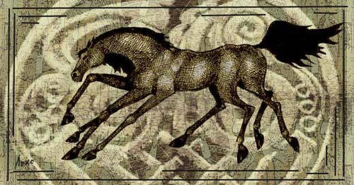 震碎三观的北欧神话洛基居然生过一匹八条腿的马