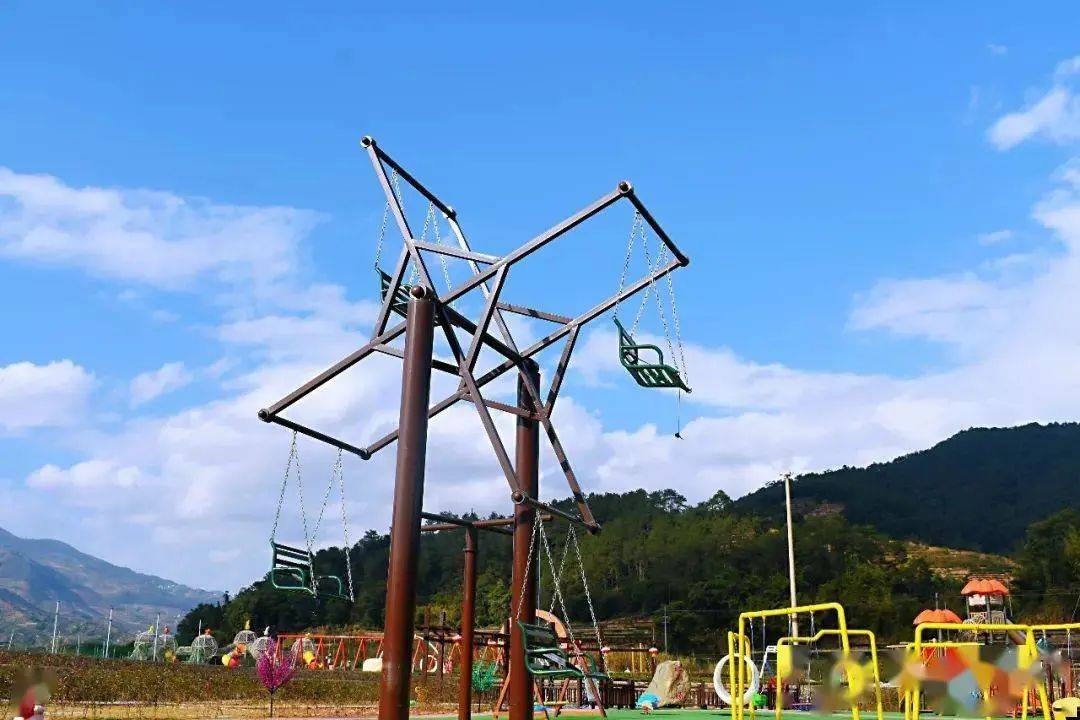 来华安大地土楼群赏油菜花,到华安招坑村重返童年秋千梦_小朋友