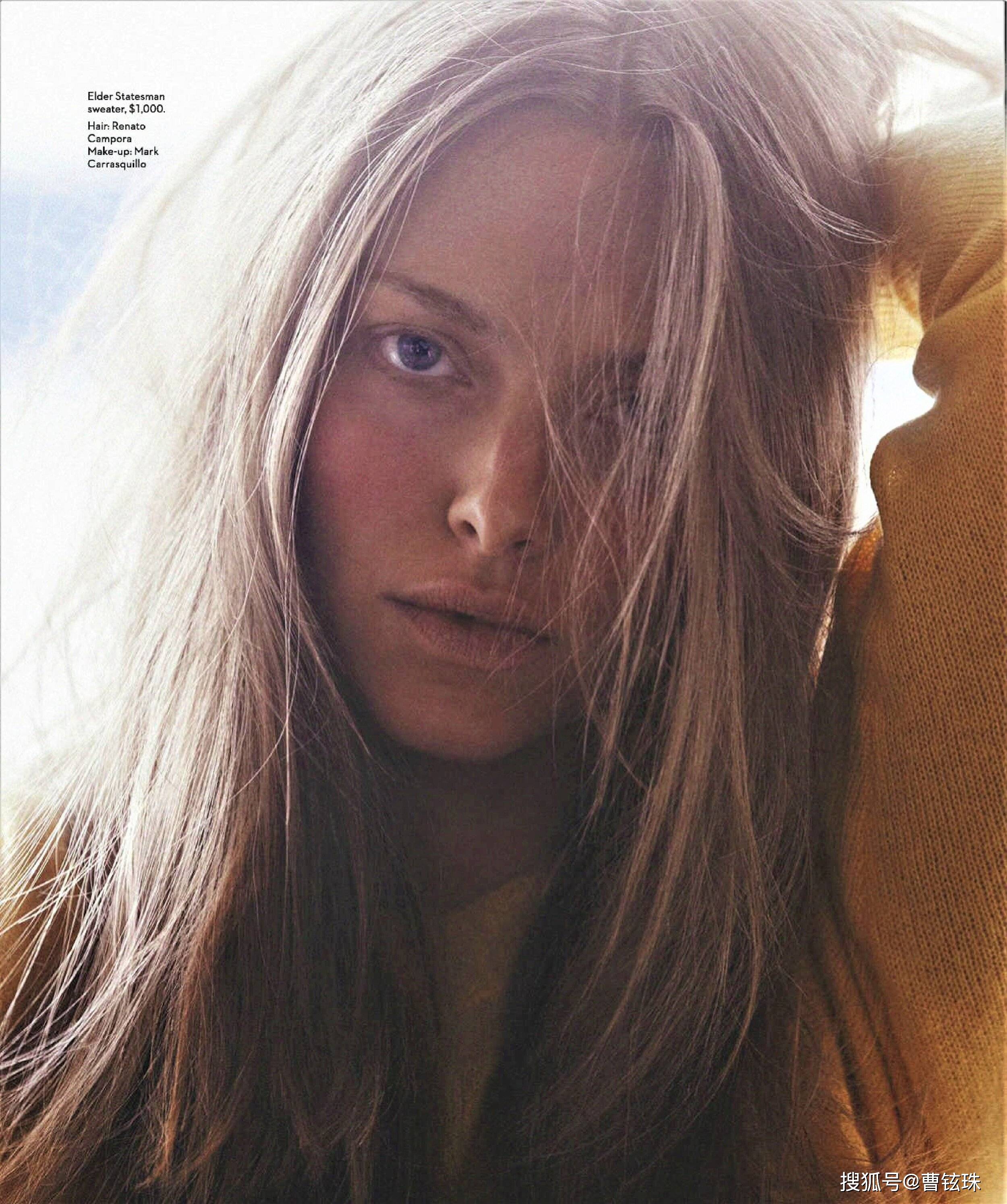 美国影星阿曼达·塞弗里德,澳洲《vogue》封面摄影