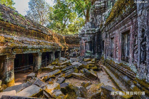 柬埔寨最大高棉古寺，荒废遗迹被“蟒蛇树根”缠绕，今成热门景点