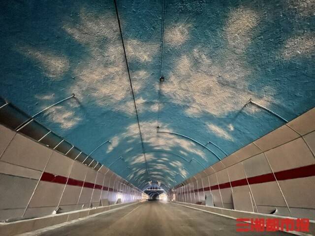 长沙这条隧道里有“蓝天白云” 预计7月具备通车条件