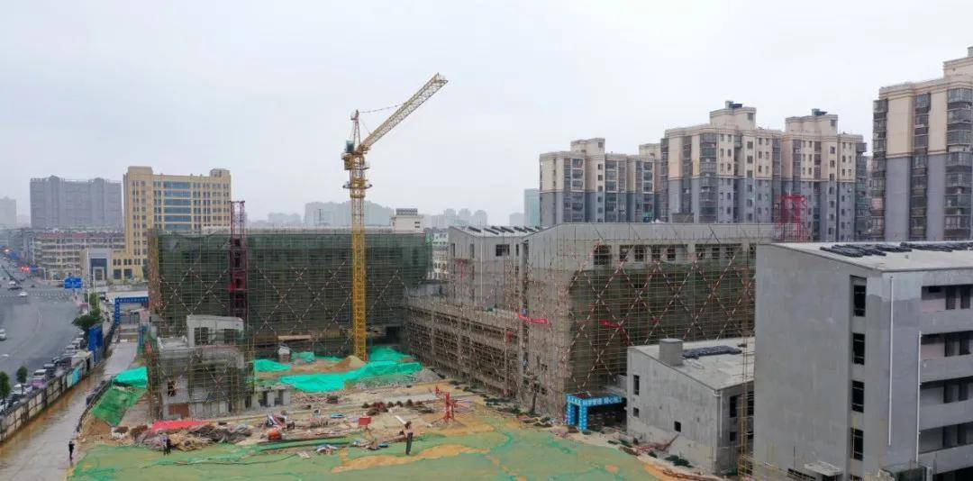 新建二中初中校区预计6月交付!