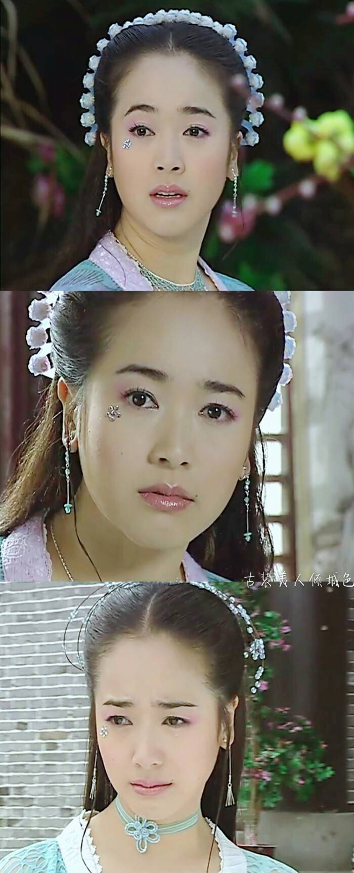 左小青左小青在《四大名捕》中饰演的雅风扮相温婉动人,不是一字眉,大