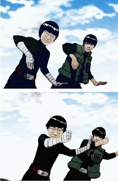 英雄联盟:牛宝玩火影梗,和shy老师友好互动!