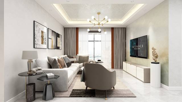 硅藻泥现代装修风格环保又高档_大气