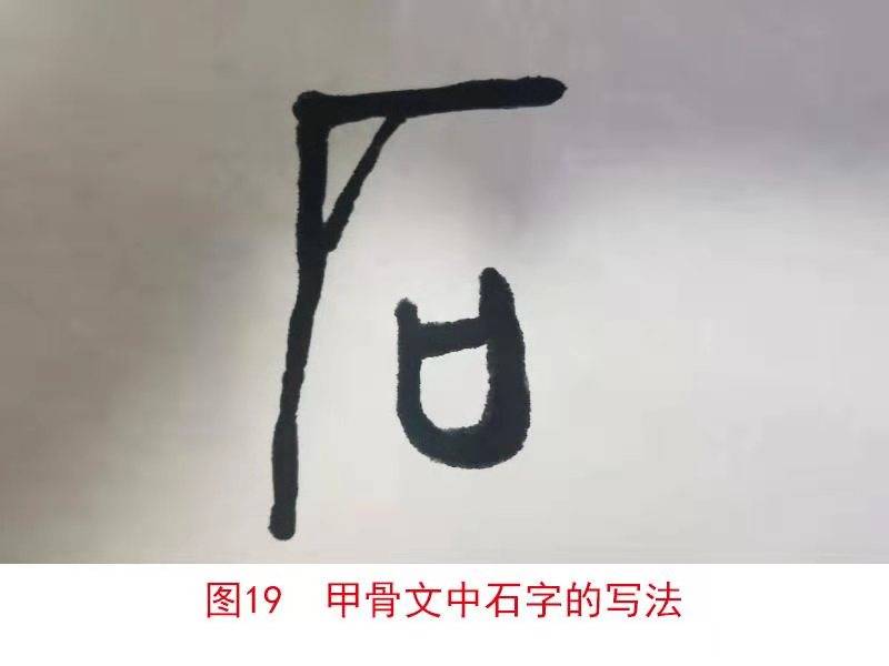 (2,岩字岩在甲骨文中为山上三个口,另一种写法是一个人上面三个口(见