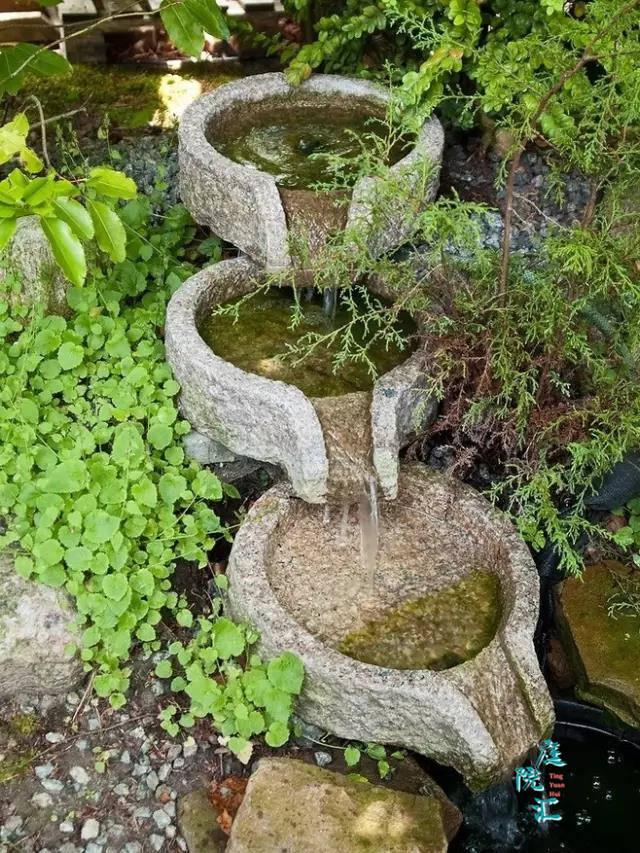 庭院创意小水景合集如果你有个院子面积再小也要做个水景