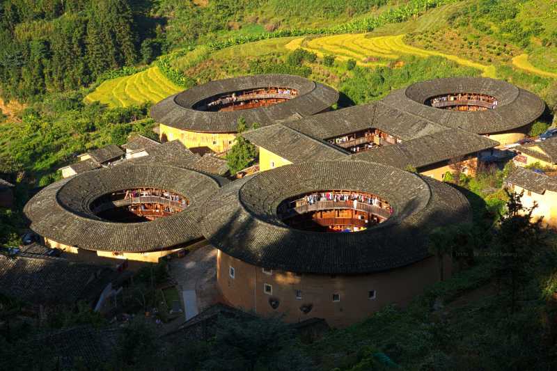 "福建土楼"精品:"四菜一汤"田螺坑土楼