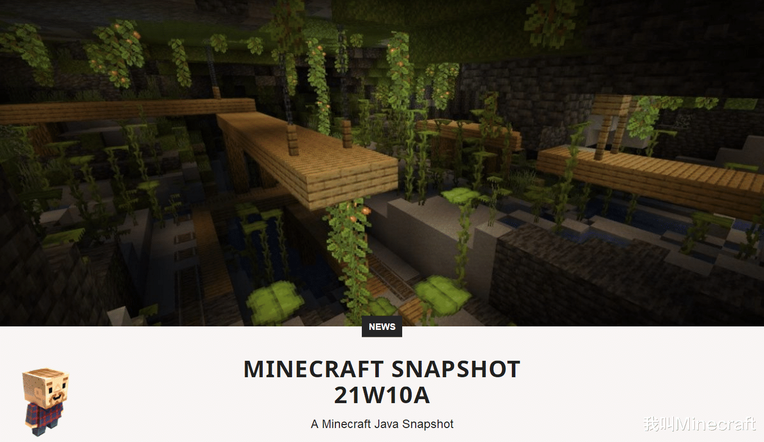 Minecraft Snapshot 21w10a