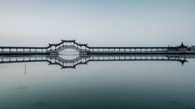 水墨锦溪：2000年的廊桥古风
