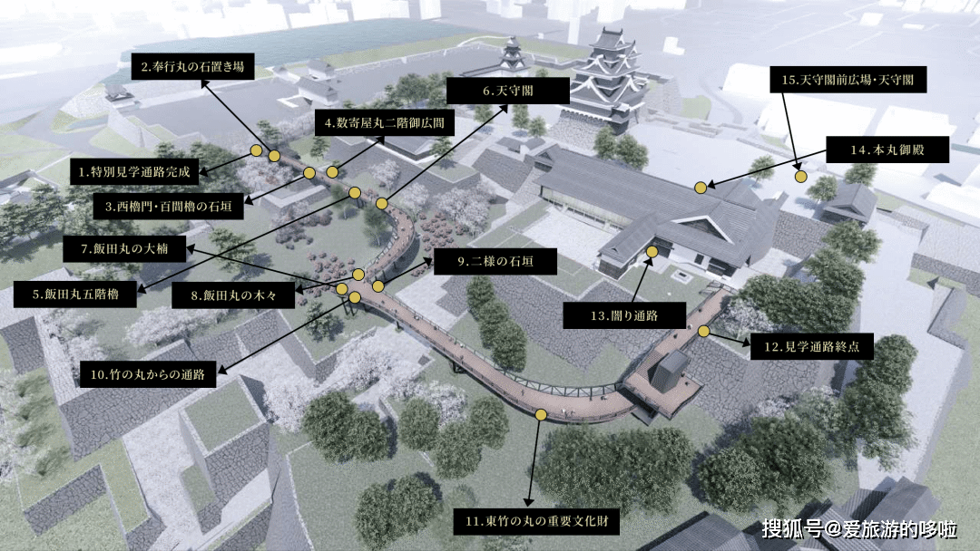 历时五年 见证在樱花下重生的熊本城 天守阁
