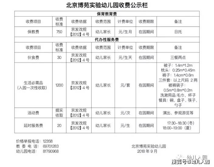 昌平区北京博苑实验幼儿园2020年招生简章