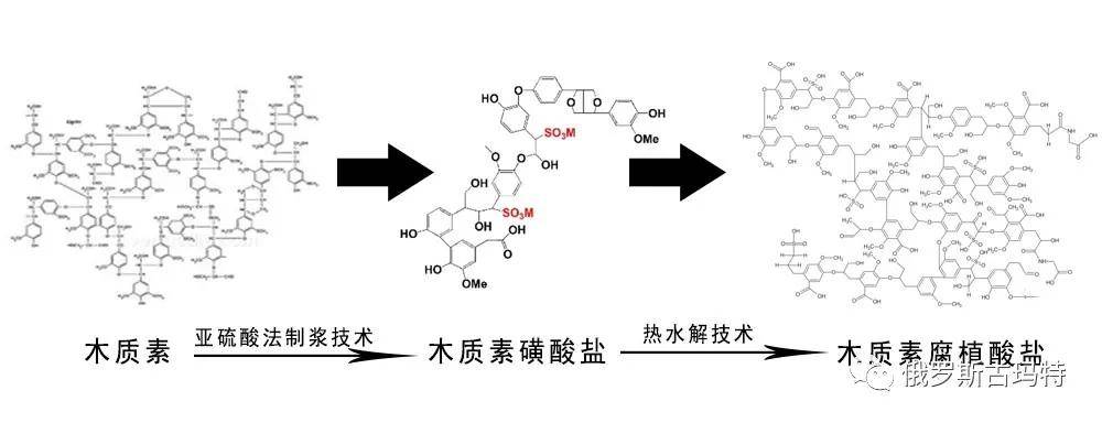 木質素,木質素磺酸鹽和木質素腐植酸鹽的關係