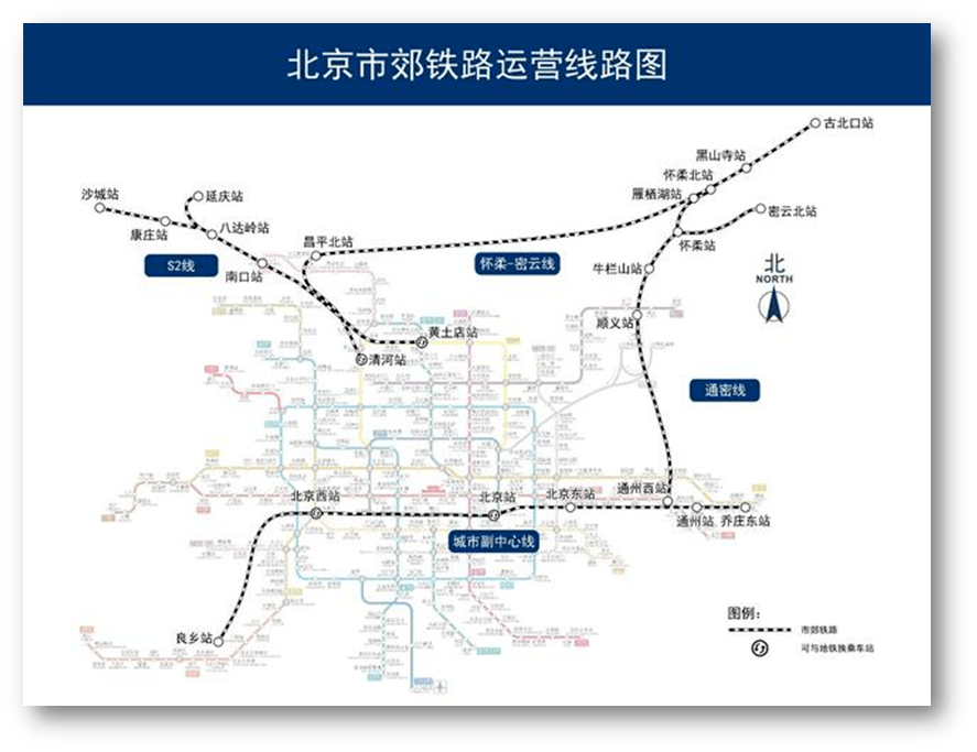 北京地铁东北环线图片