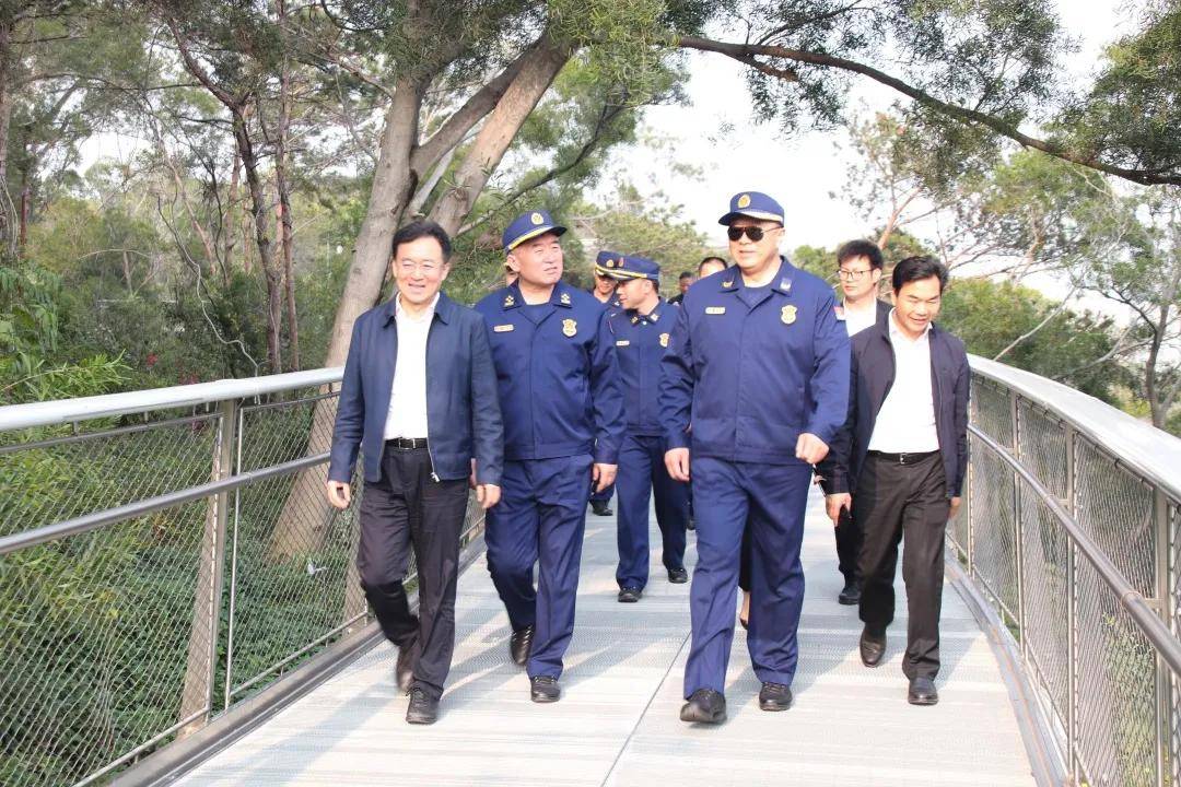 森林消防局徐平局长带工作组到厦门检查督导防灭火工作