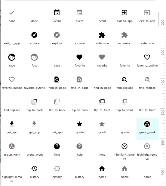 2000多个icon图标axure元件库