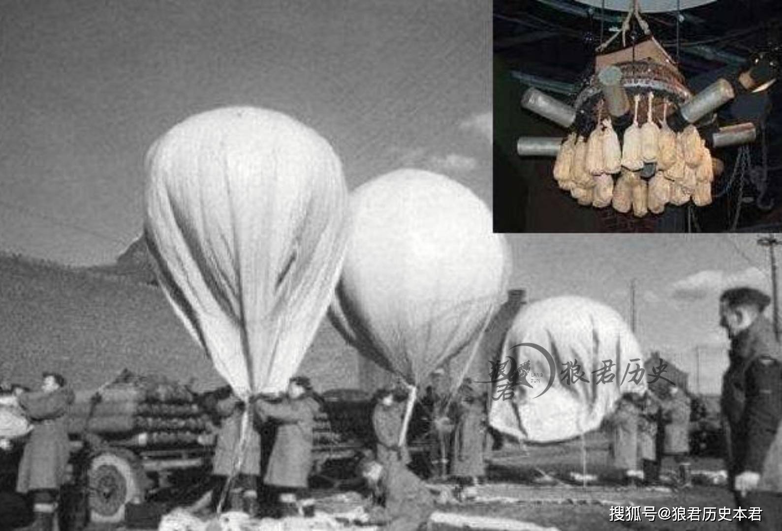 二战日本的困兽之斗,用气球炸弹轰炸美国,差点炸毁美原子弹工厂