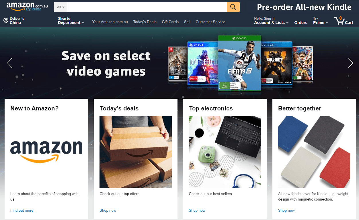 亚马逊全球站点介绍