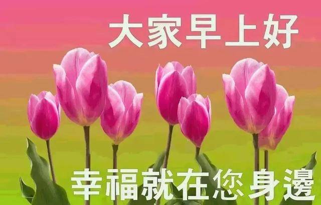 原创最新清晨早安问候表情图片最美早上好祝福美图