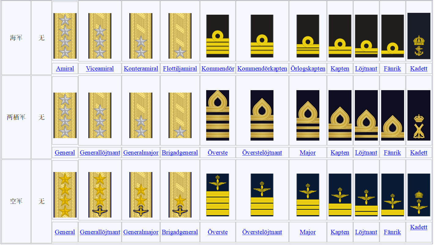 原創瑞典王國人口1千萬總兵力65萬士兵軍銜種類比軍官還豐富