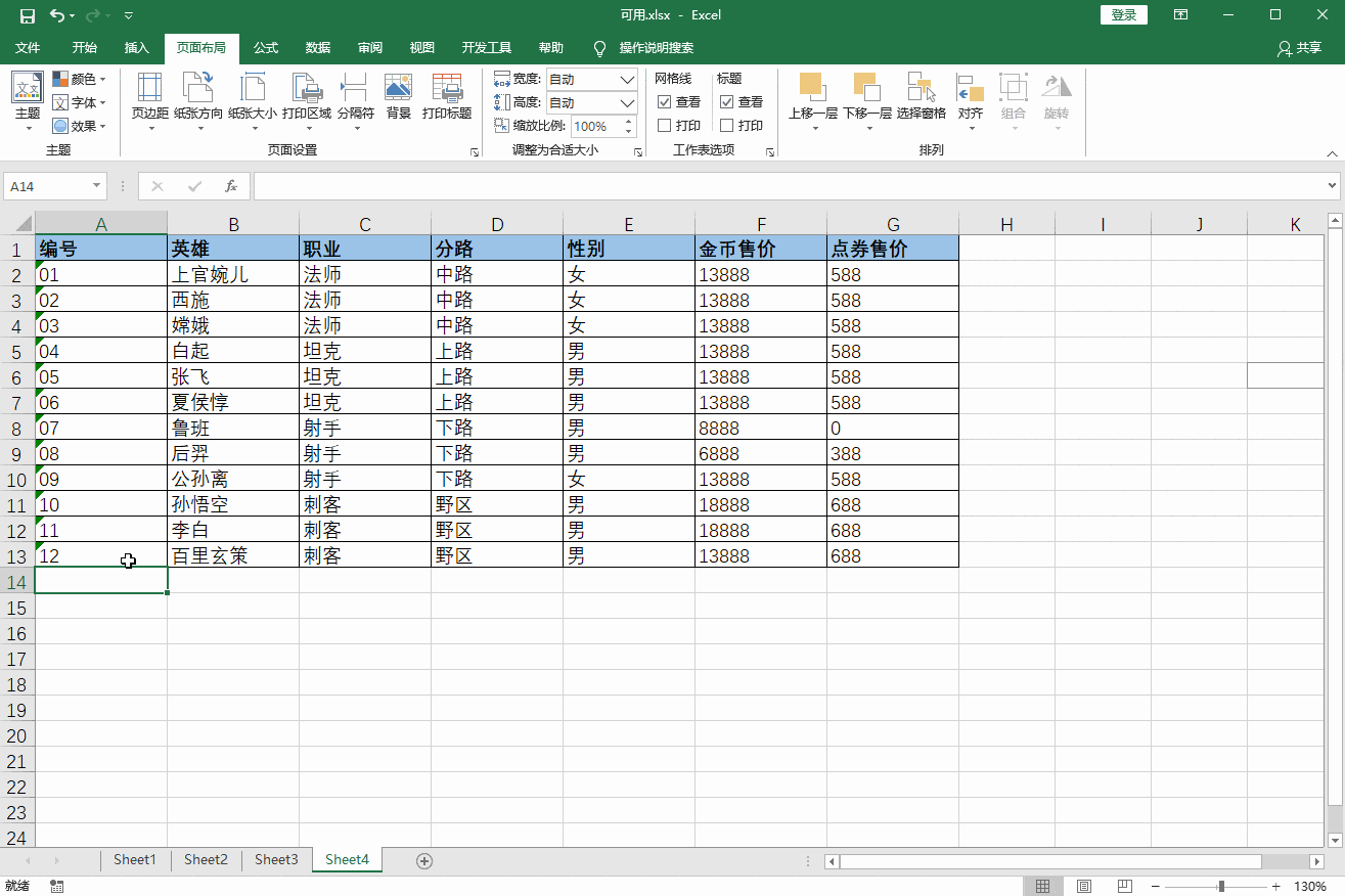 别再浪费a4纸了excel按下这个键一张纸可以打印全部表格内容