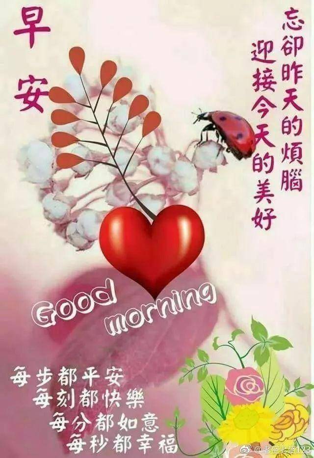 朋友圈漂亮的早安问候图片 早安问候祝福语图片 生活